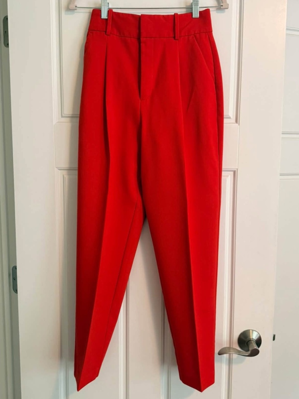 Zara Red Trousers